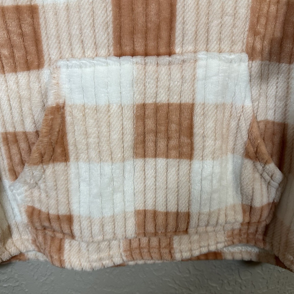 NWT Joyspun S Sweater Cozy Sleep Shirt Fleece Lounge Comfort Soft Kangaroo Women - Picture 4 of 7